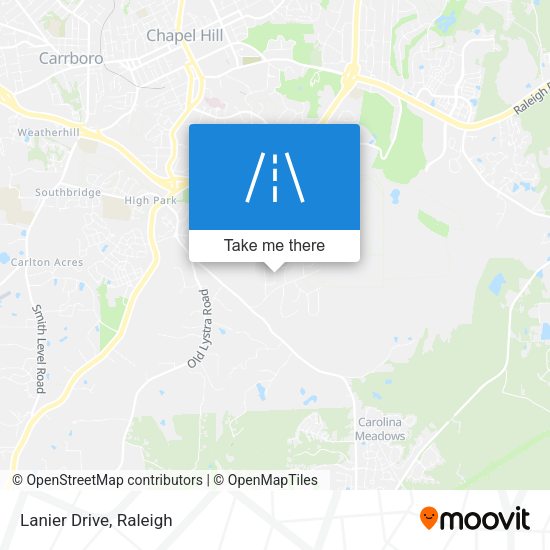 Mapa de Lanier Drive