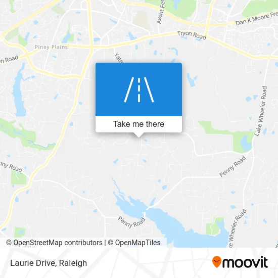 Laurie Drive map