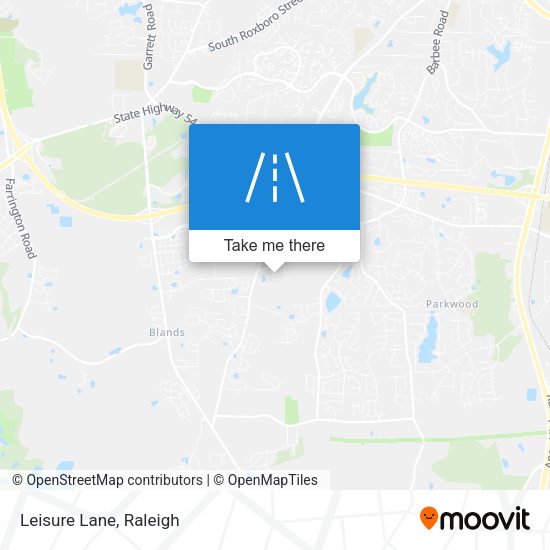 Mapa de Leisure Lane