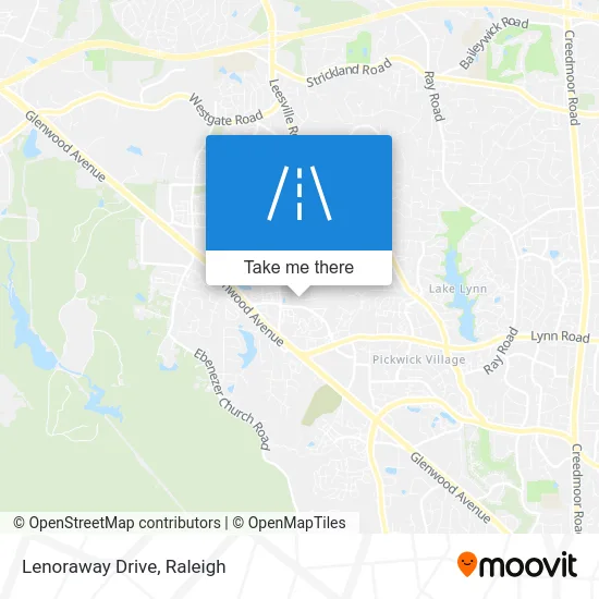 Lenoraway Drive map