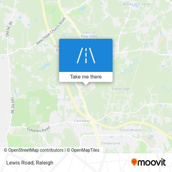 Mapa de Lewis Road