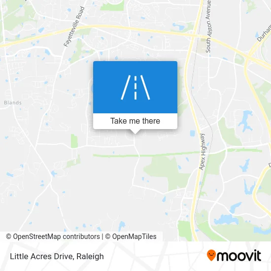 Little Acres Drive map