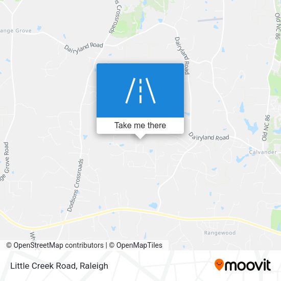 Mapa de Little Creek Road