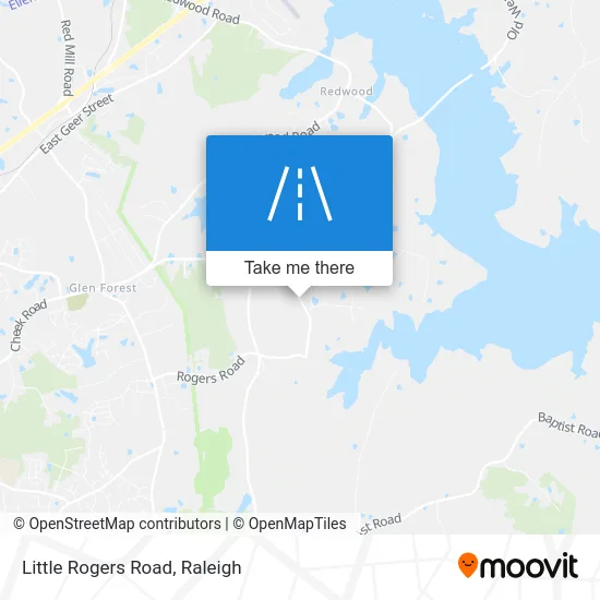 Little Rogers Road map