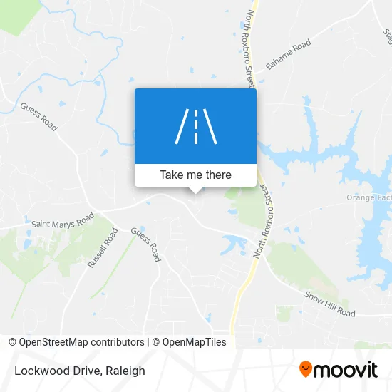 Lockwood Drive map