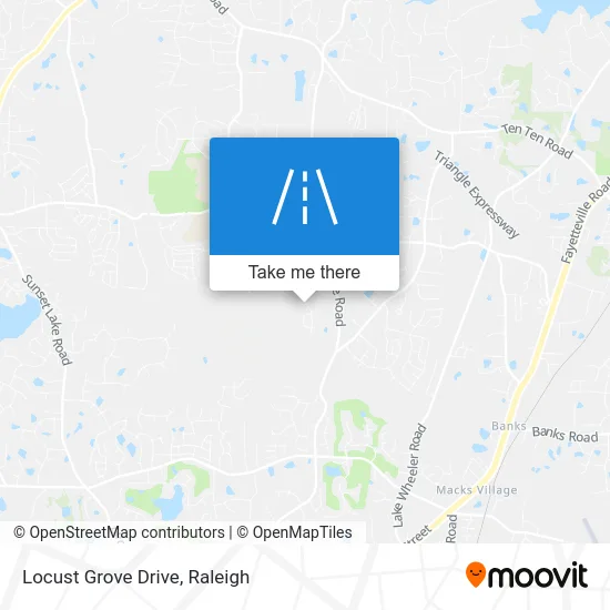 Locust Grove Drive map