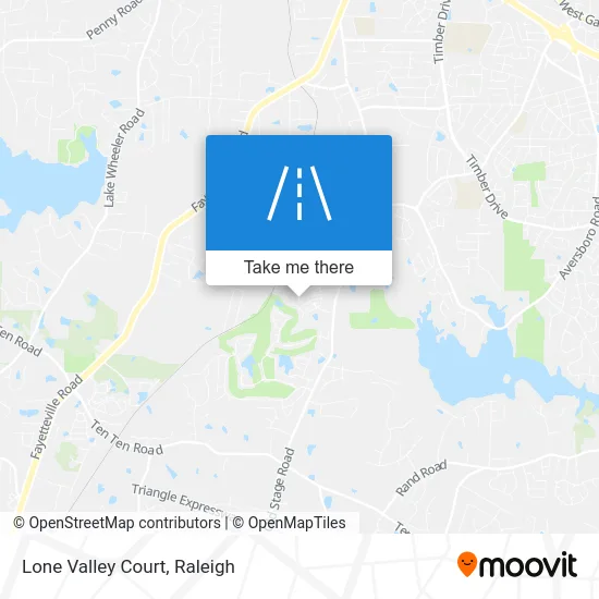 Lone Valley Court map