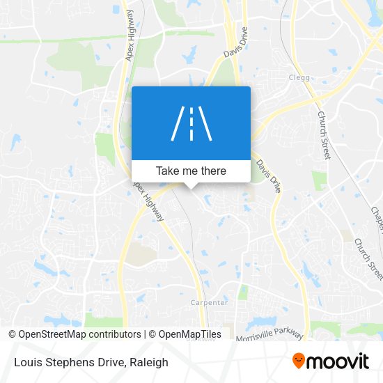 Mapa de Louis Stephens Drive