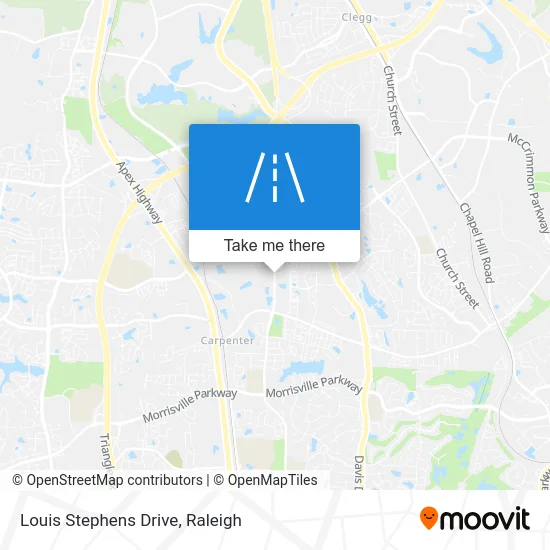 Louis Stephens Drive map
