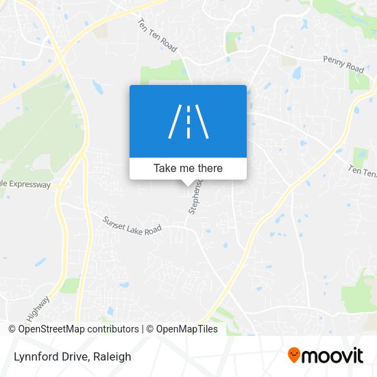 Lynnford Drive map