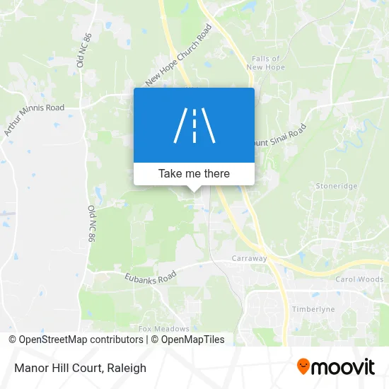 Manor Hill Court map