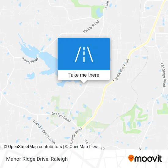 Manor Ridge Drive map