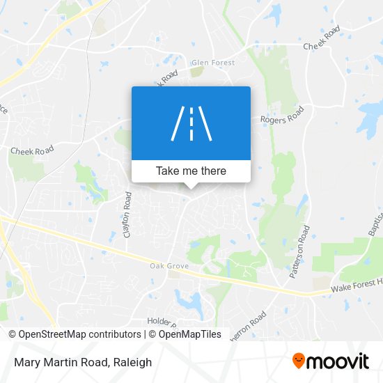 Mapa de Mary Martin Road