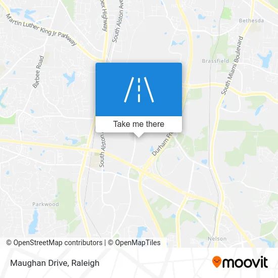 Maughan Drive map