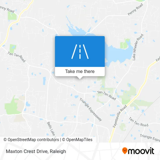 Maxton Crest Drive map