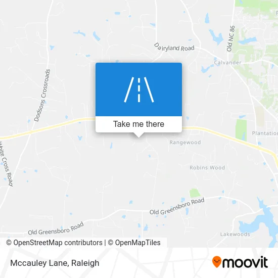 Mccauley Lane map