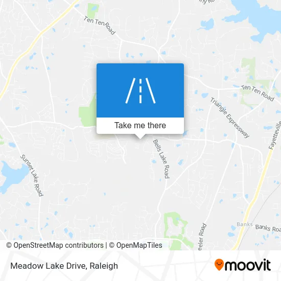 Meadow Lake Drive map