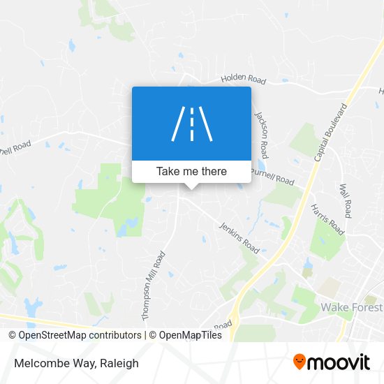 Mapa de Melcombe Way