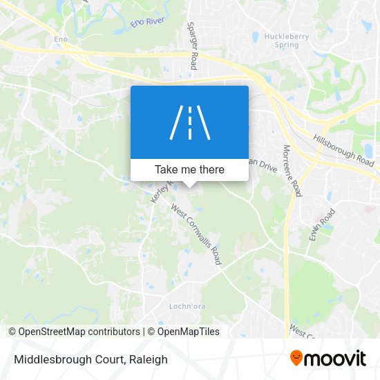 Middlesbrough Court map