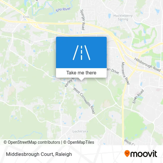 Middlesbrough Court map