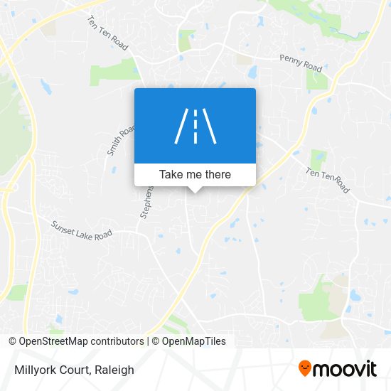 Mapa de Millyork Court