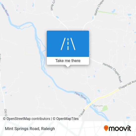 Mapa de Mint Springs Road