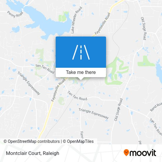 Mapa de Montclair Court