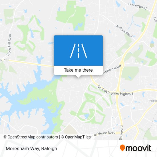 Moresham Way map