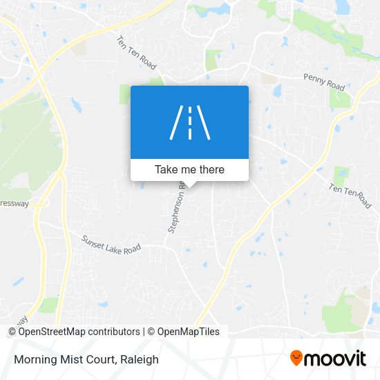 Morning Mist Court map