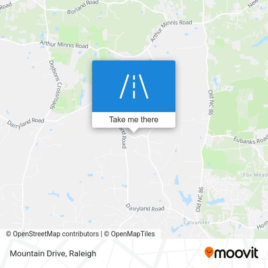 Mapa de Mountain Drive