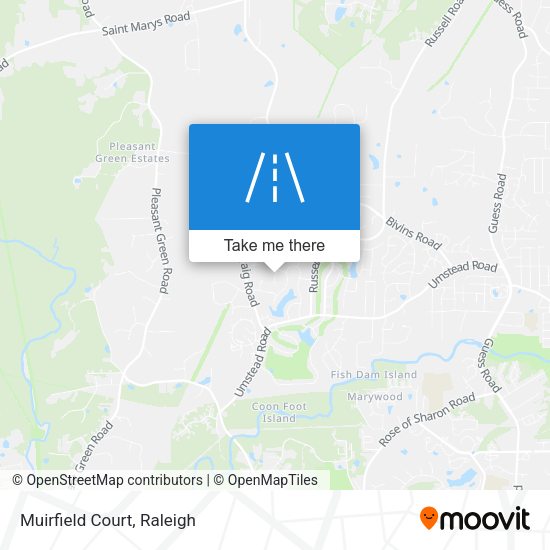 Mapa de Muirfield Court