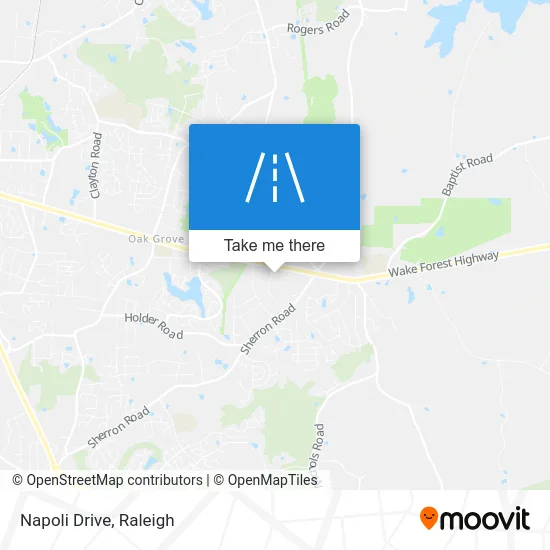 Napoli Drive map