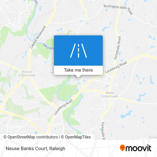 Neuse Banks Court map