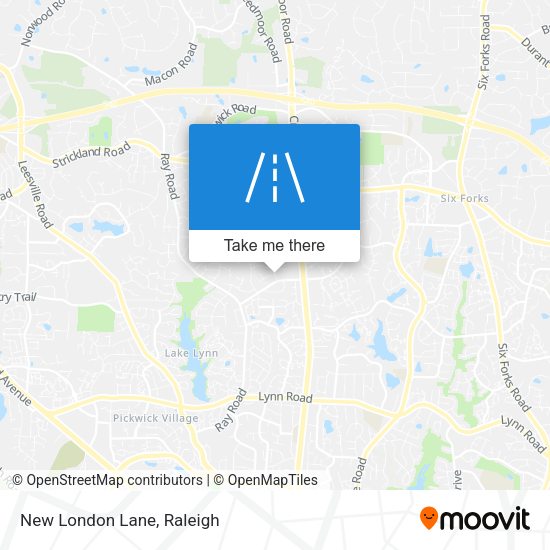Mapa de New London Lane