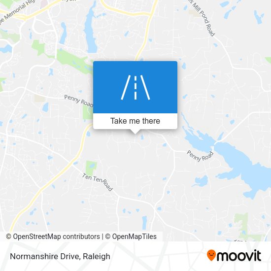 Mapa de Normanshire Drive