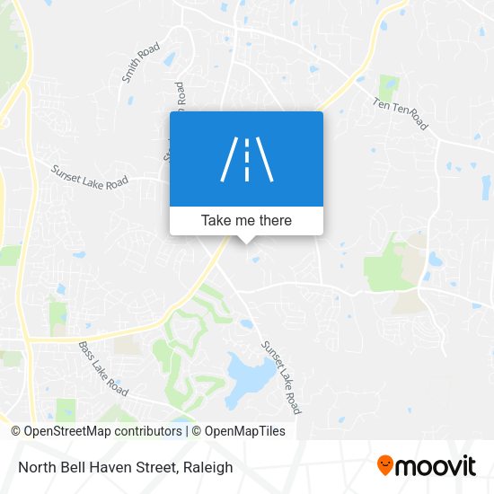 North Bell Haven Street map