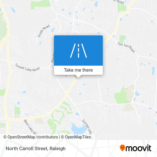Mapa de North Carroll Street