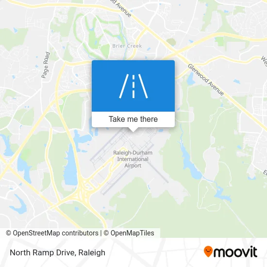 North Ramp Drive map