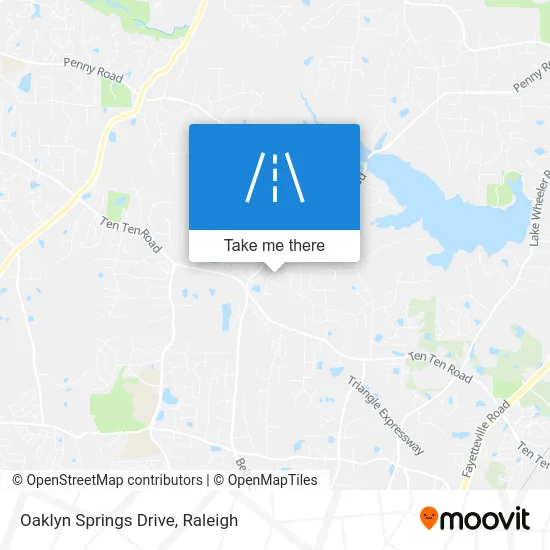 Oaklyn Springs Drive map