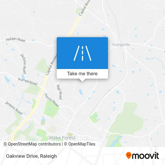 Oakview Drive map