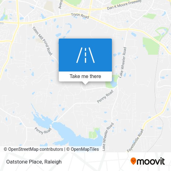 Mapa de Oatstone Place