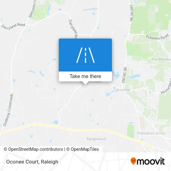 Oconee Court map