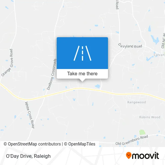 O'Day Drive map