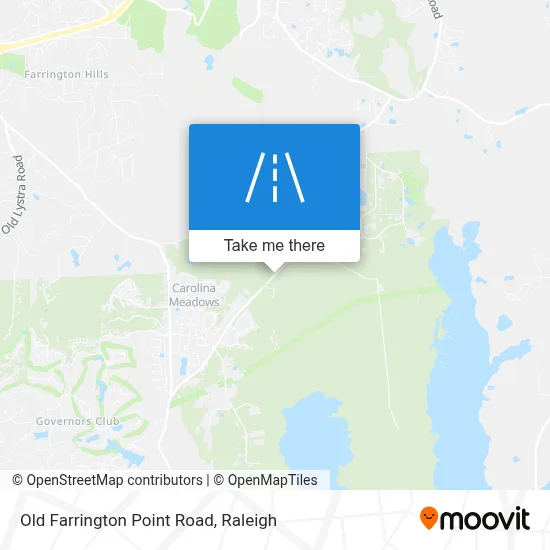 Old Farrington Point Road map