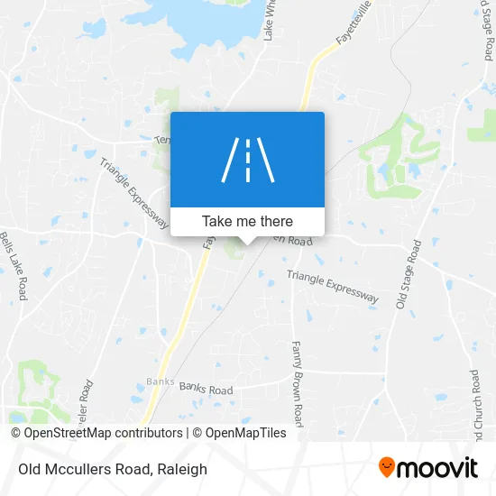 Old Mccullers Road map