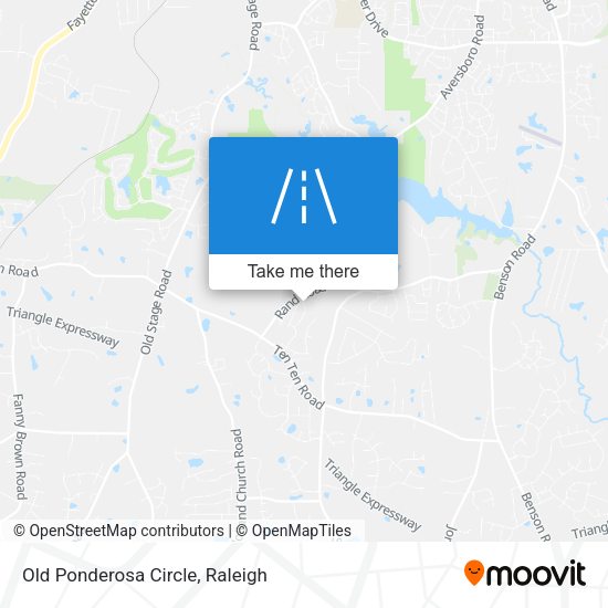 Mapa de Old Ponderosa Circle