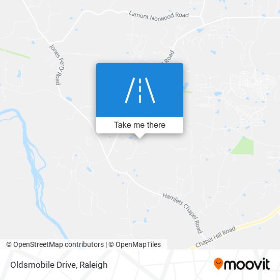 Oldsmobile Drive map