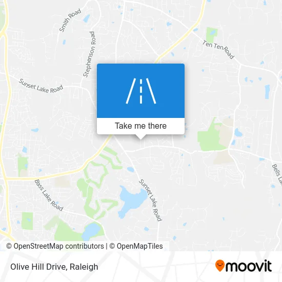 Olive Hill Drive map