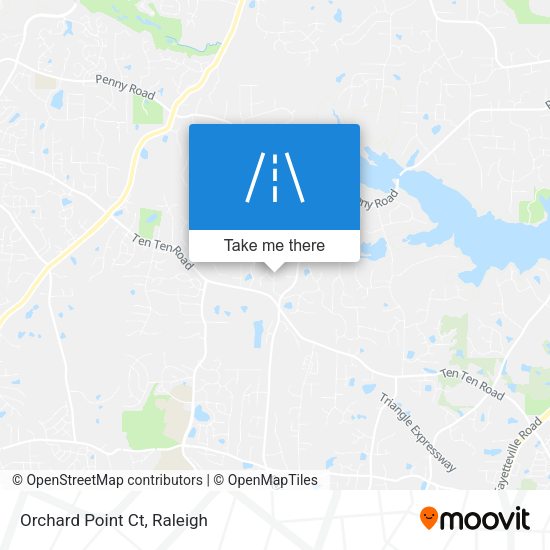 Mapa de Orchard Point Ct