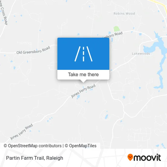 Partin Farm Trail map